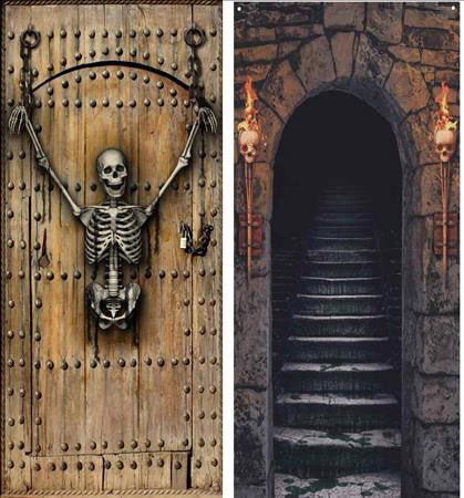 Fake Door Curtain A2 Printed Non-Woven