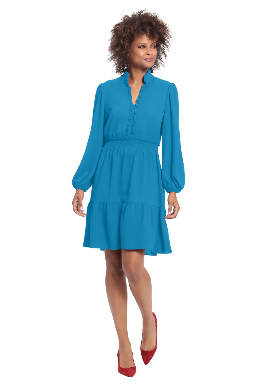 Dress Brilliant  Blue - London Times