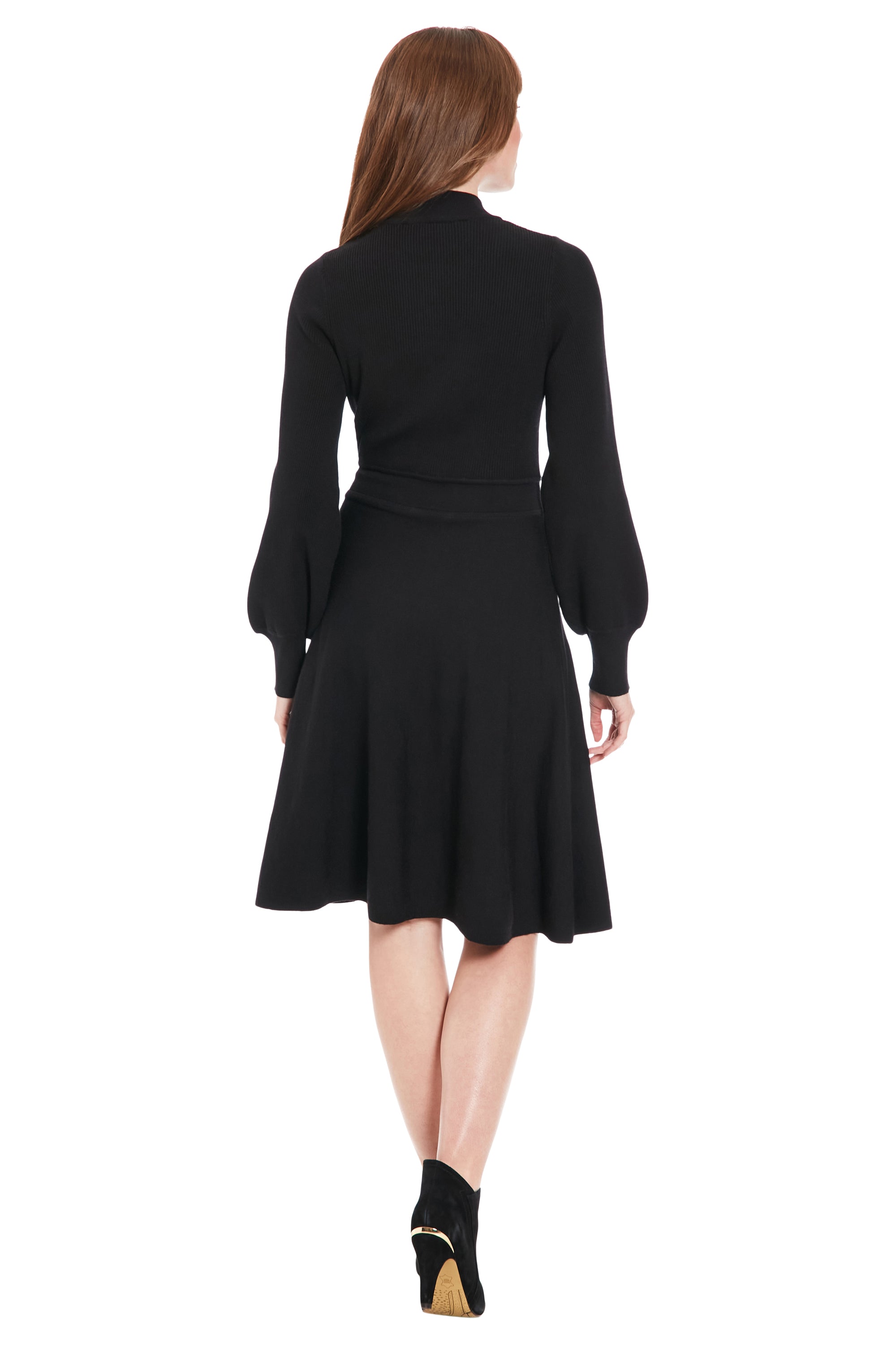 Sweater Dress Black  - Maggy London