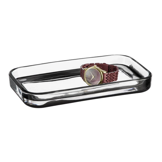 TIA Tray Glass Matte Black
