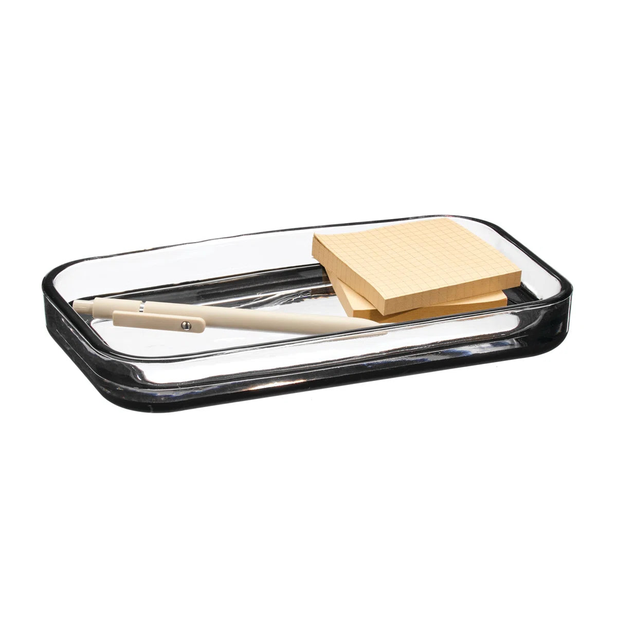 TIA Tray Glass Matte Black