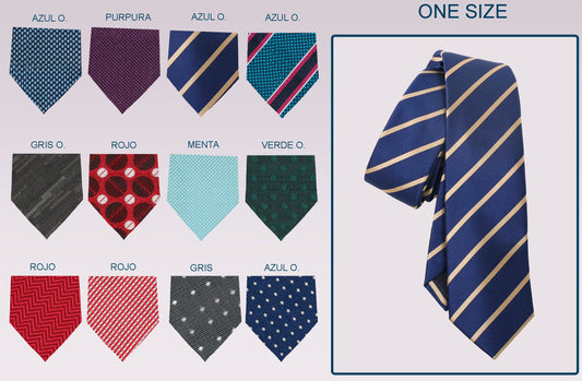 Corbata de Caballero Estampado Multi Color