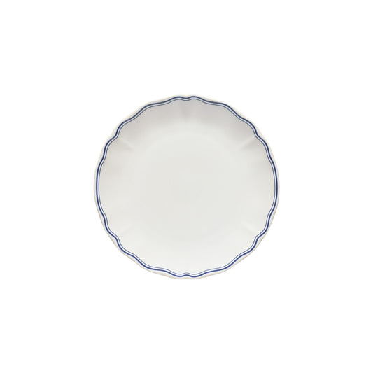 Plato de ensalada/postre, Vila 8" Blanco-Azul
