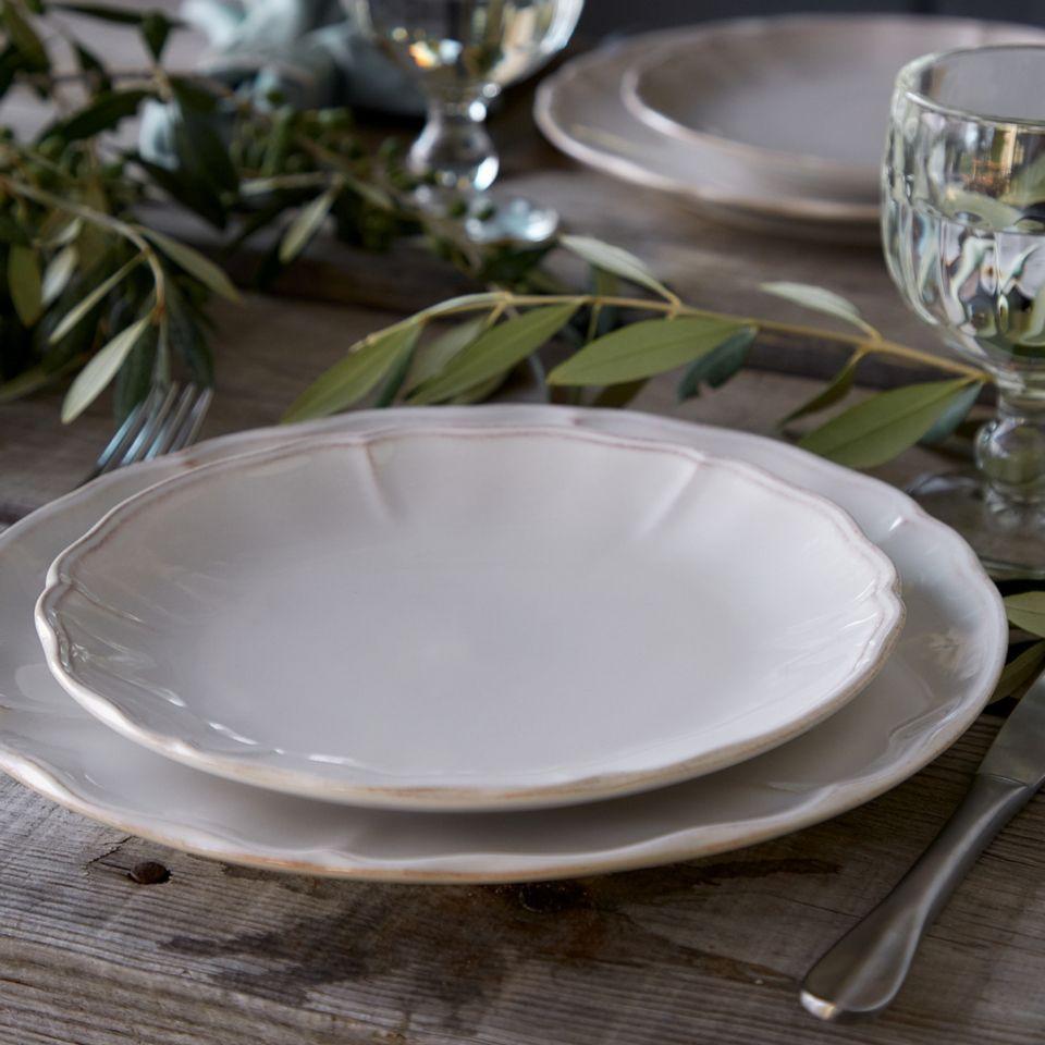 Plato llano, Alentejo Blanco 28 cm