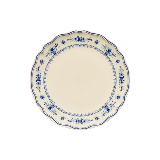 Platos Llanos, Vila Beige-Azul 28cm
