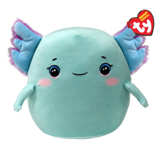 CHARLIE - axolotl blue squish 10"