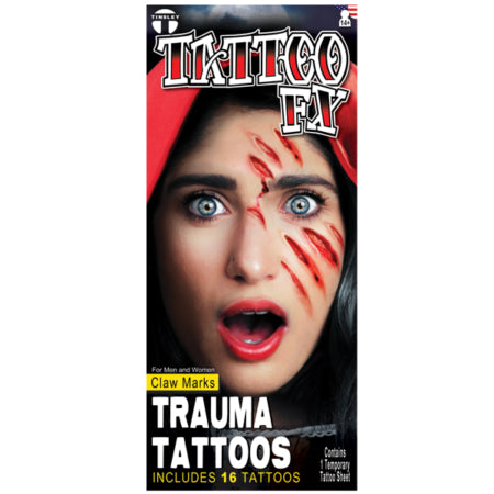Trauma tattoos Claw Marks