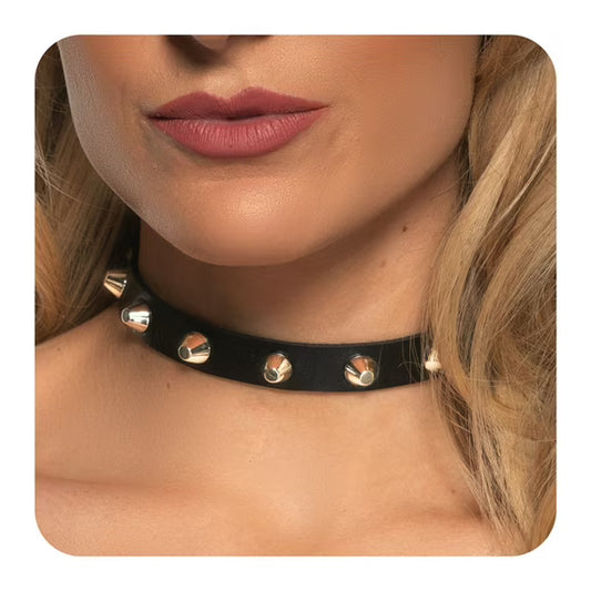 Punk Choker With Spikes