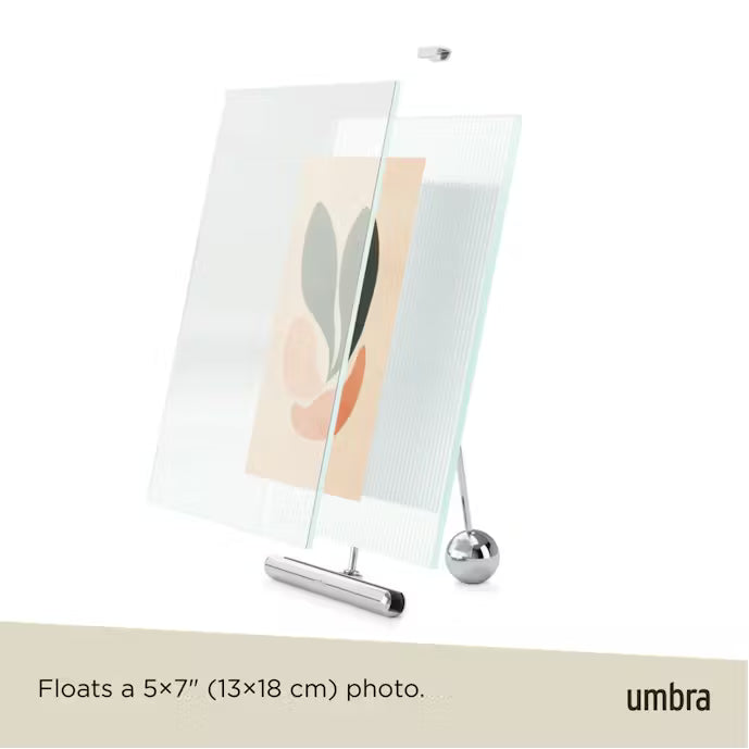 Flute Picture Frame 5x7 Chrome