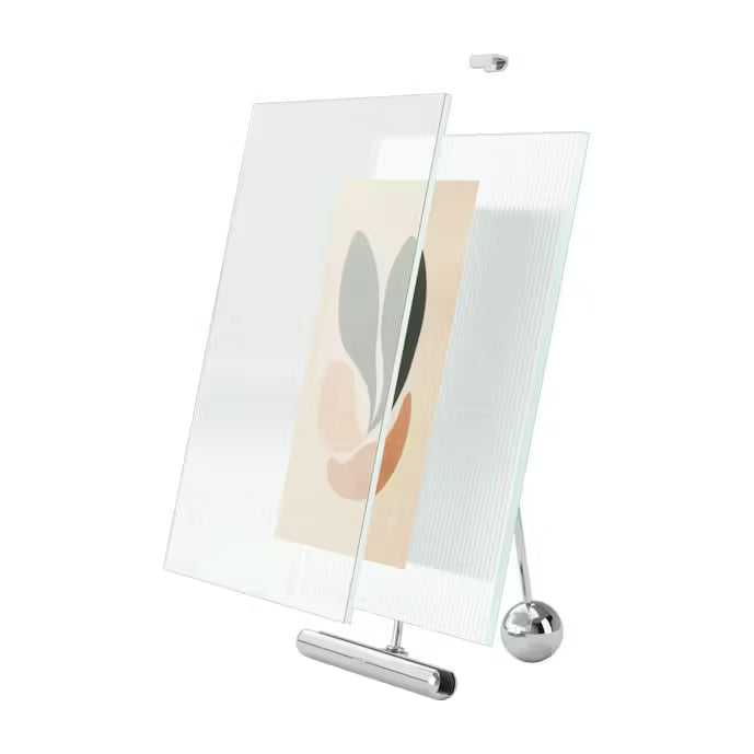 Flute Picture Frame 5x7 Chrome