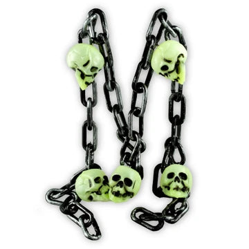 Plastic Halloween Chain with Skeleton