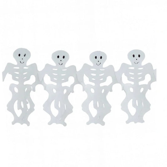 Halloween Skeleton Garland Paper Decoration