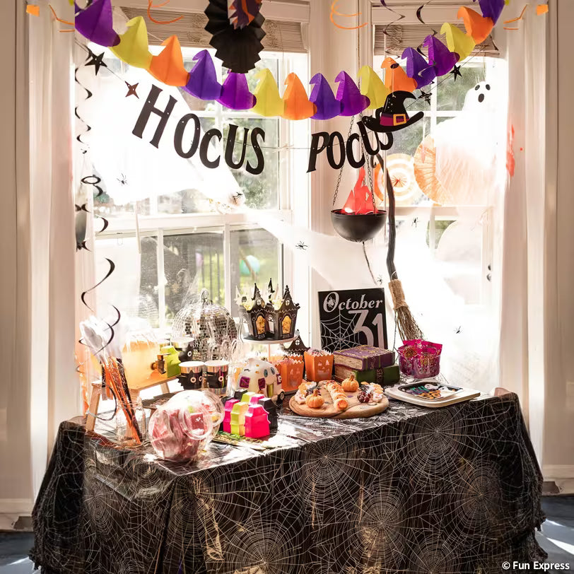 Vintage Halloween Tablecloth