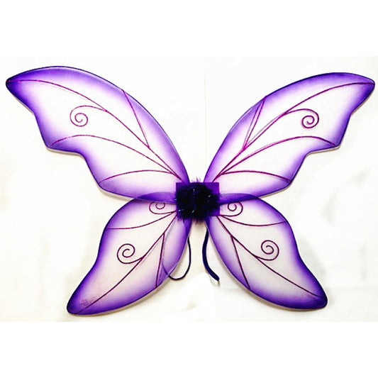 34" Purple Wild Fairy Wings