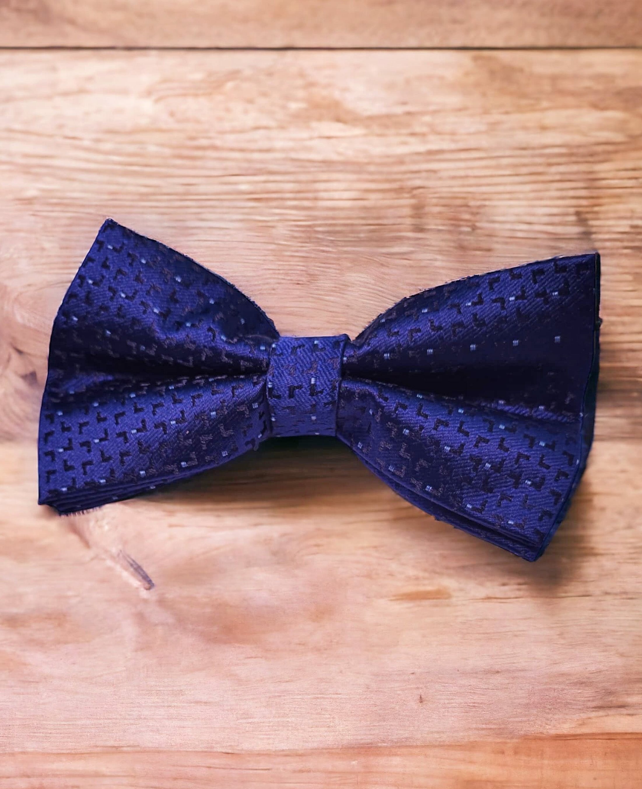 Corbata Estampada de Caballero Azul