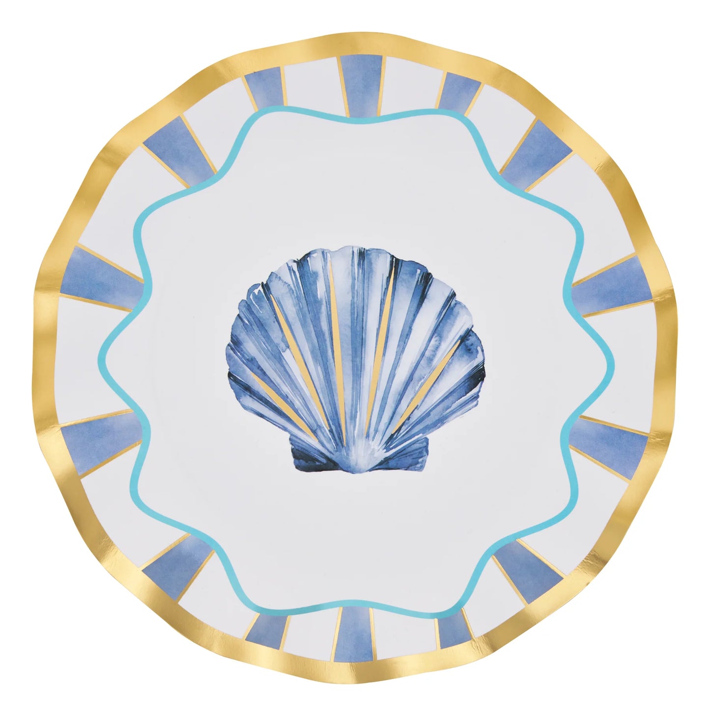 Tidal Wave Dinner Plates 10.5"