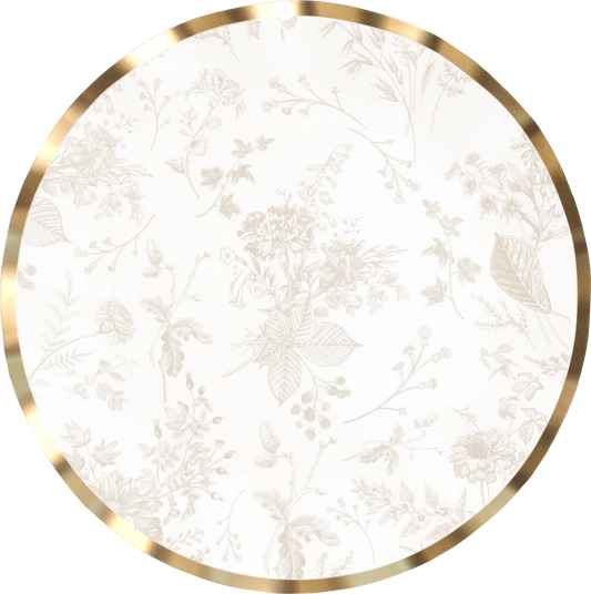 Wavy Dinner Plate Timeless Sand 10.5"