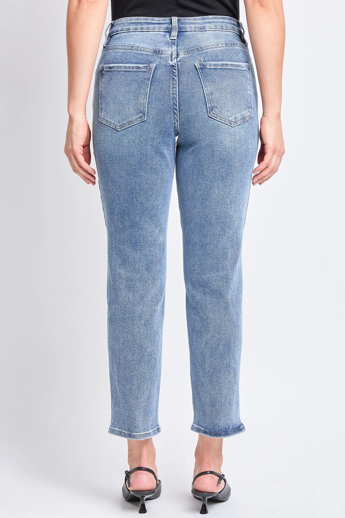 Women's High Rise Vintage Slim Straight Leg Jeans - Royalty