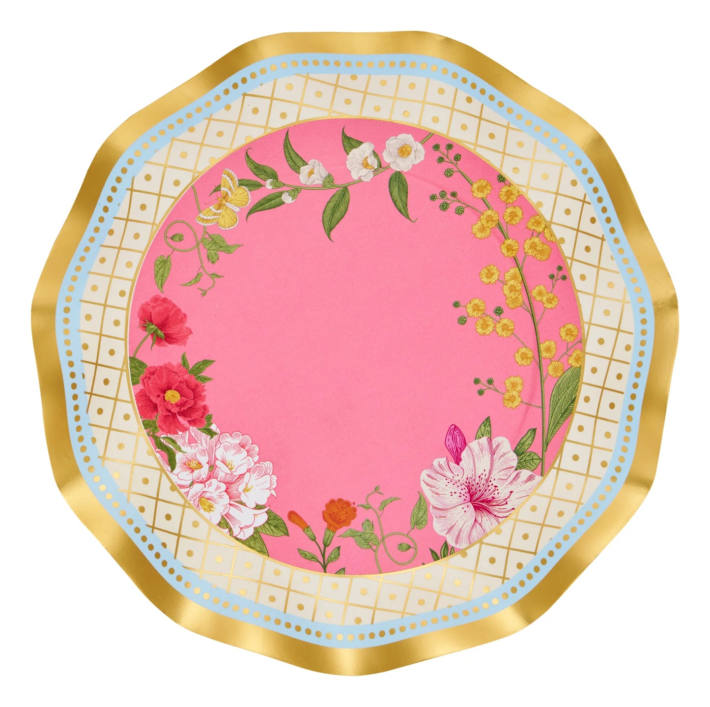 Wavy Salad Plate Rococo 8"