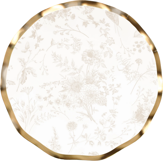 Wavy Appetizer Bowl Timeless Sand 6.5"