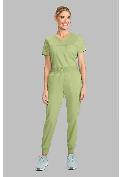 Pantalones Jogger de Uniforme de Talle Medio Pepino