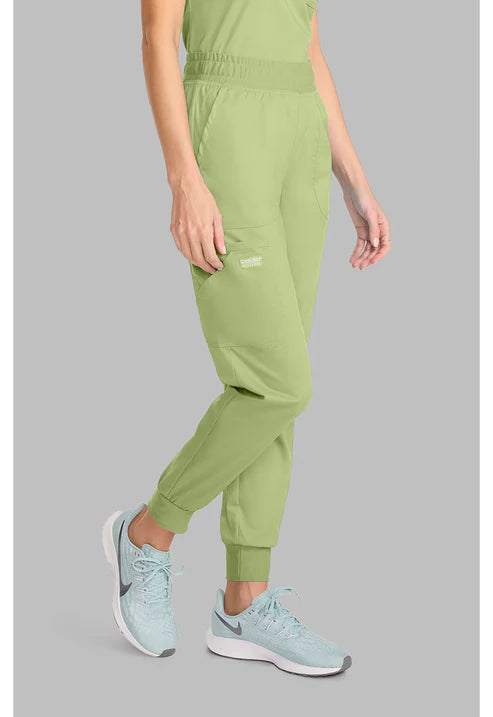 Pantalones Jogger de Uniforme de Talle Medio Pepino
