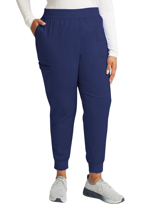 Mid Rise Scrub Joggers Navy