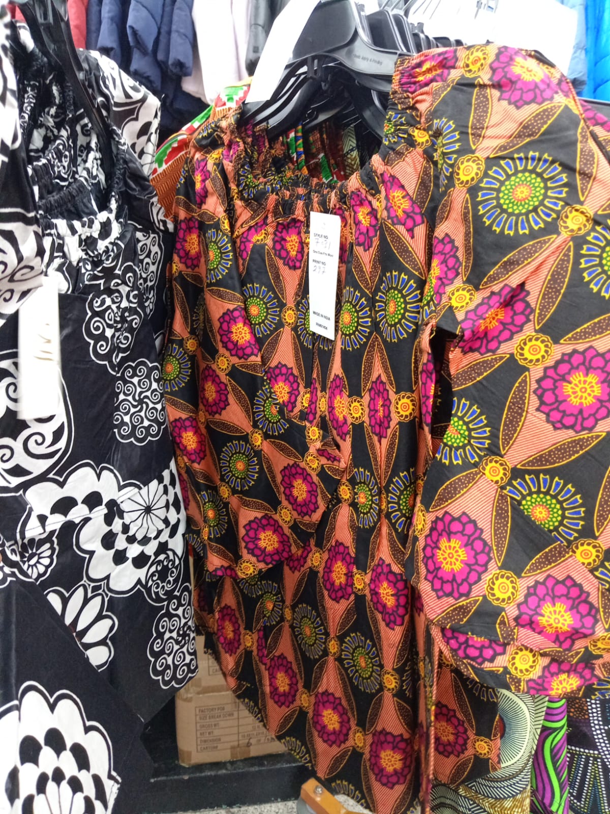 Blouse  Pink Print Multi- Etnia Negra