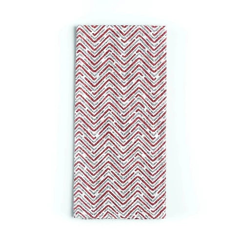 Zig Zag Kitchen Towel  Cherry