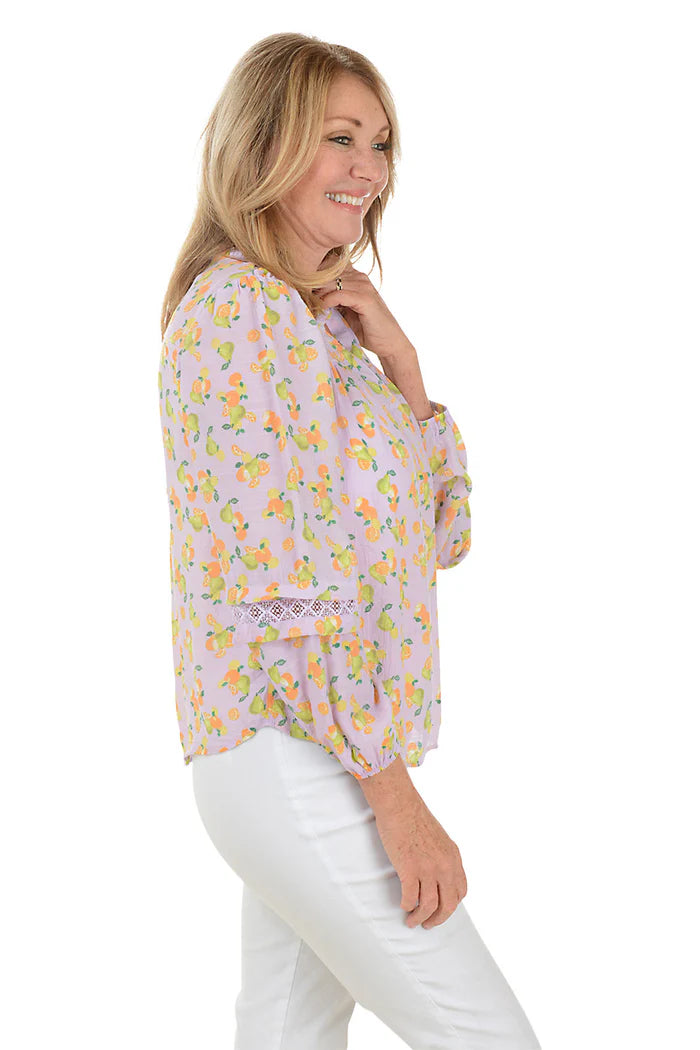 Blouse Orchid Bloom/Iceland Poppy  - Zac & Rachel