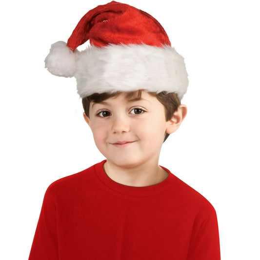 14" Children's Standard Plush Santa Hat