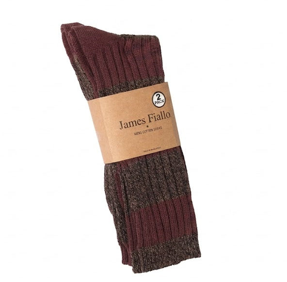 Men's Ribbed Dress Socks 2-Pairs
