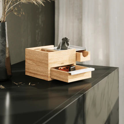 Stowit Mini Storage Box White-Natural