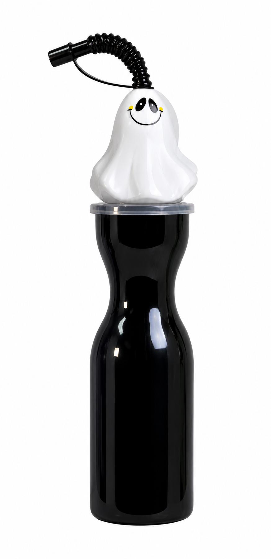 Sipper Bottle w/Straw & 3-D Character 11in Ghost