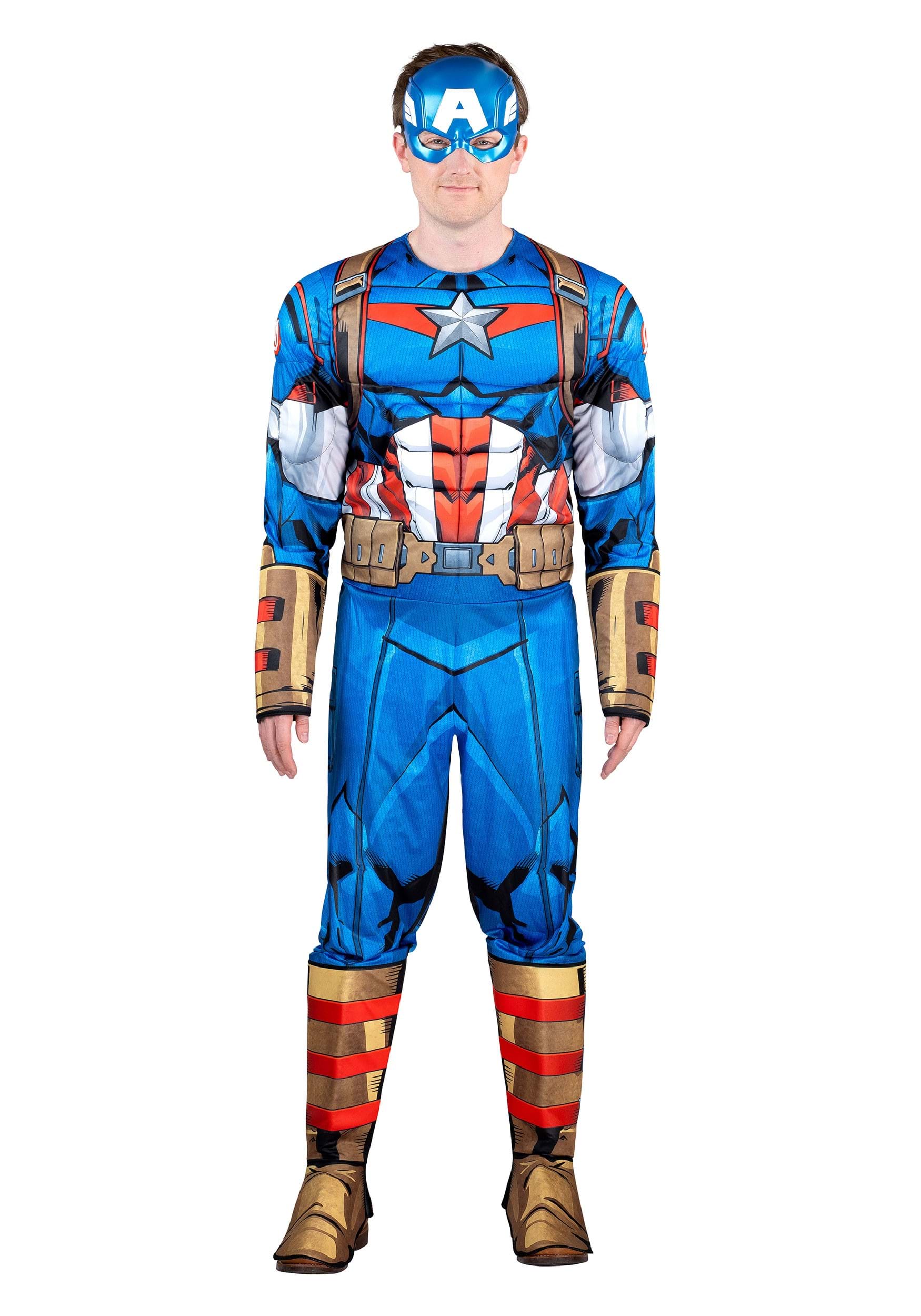 Adult Captain America Qualux