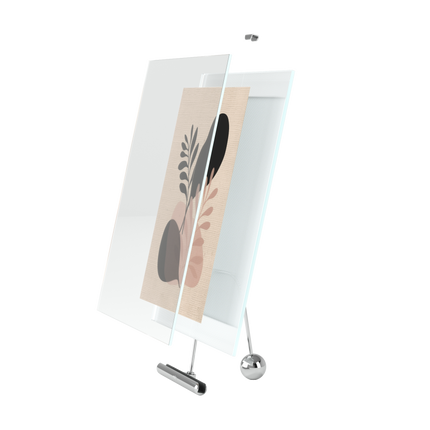 Flute Picture Frame 4x6 Chrome