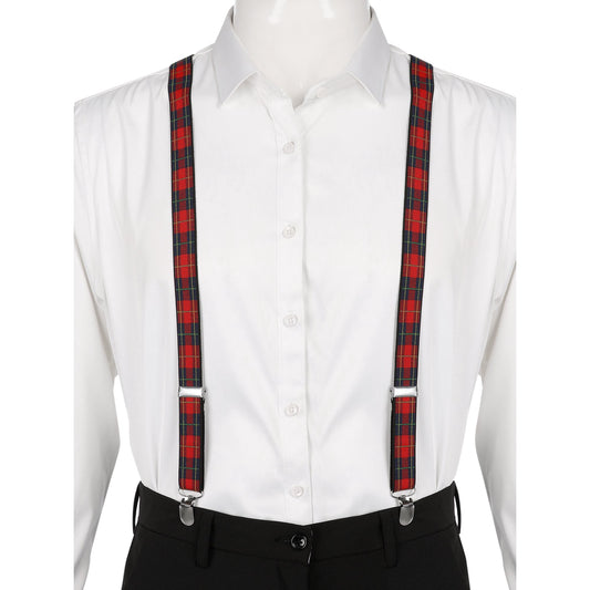Red Plaid Susp