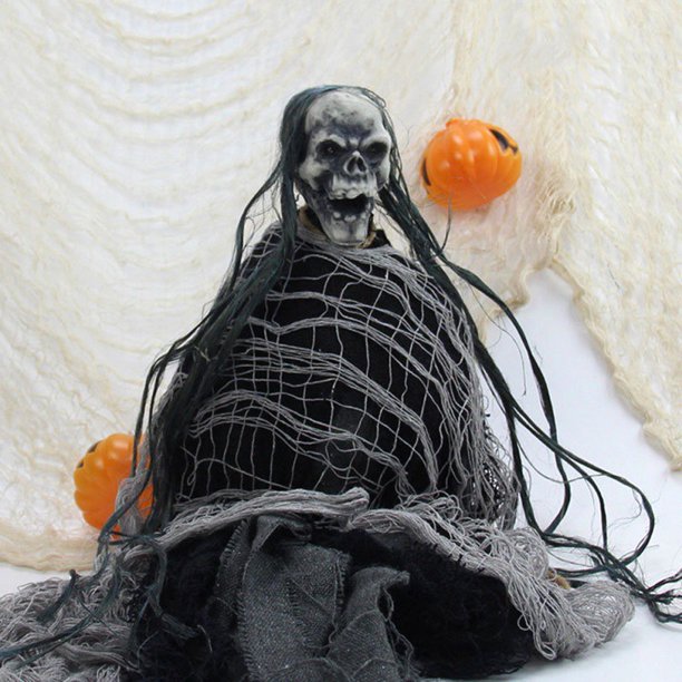 tela espeluznante de 76 cm x 183 cm