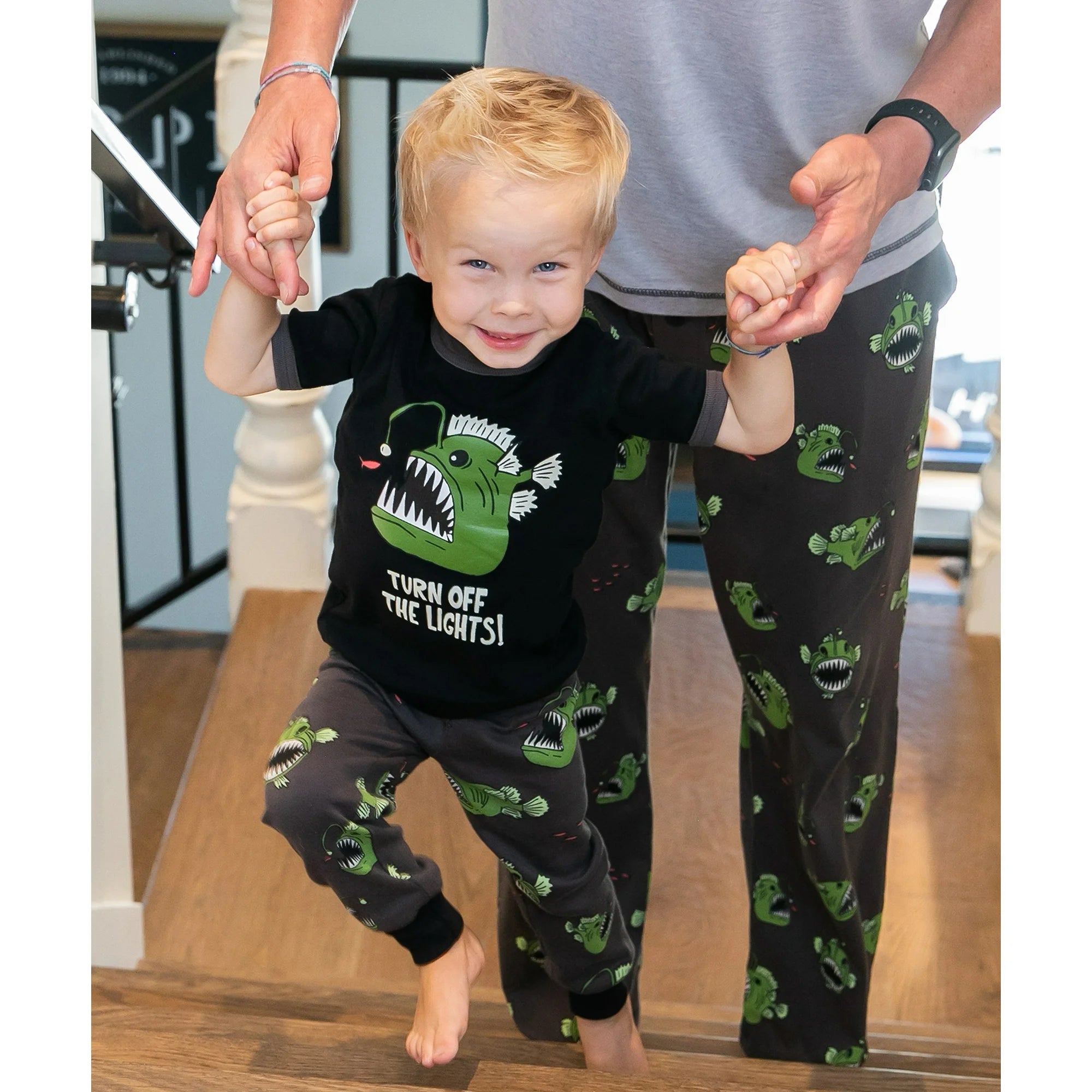 Angler Fish Kid Short Sleeve Set