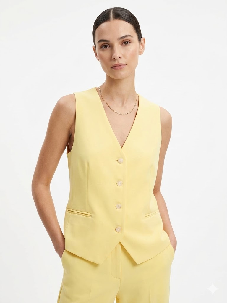 Vest Lemon Meringue - Zac & Rachel