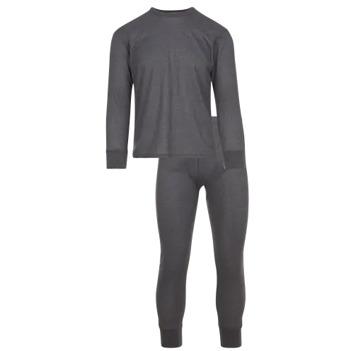 Set 2 Men's Solid Thermal Heather Charcoal
