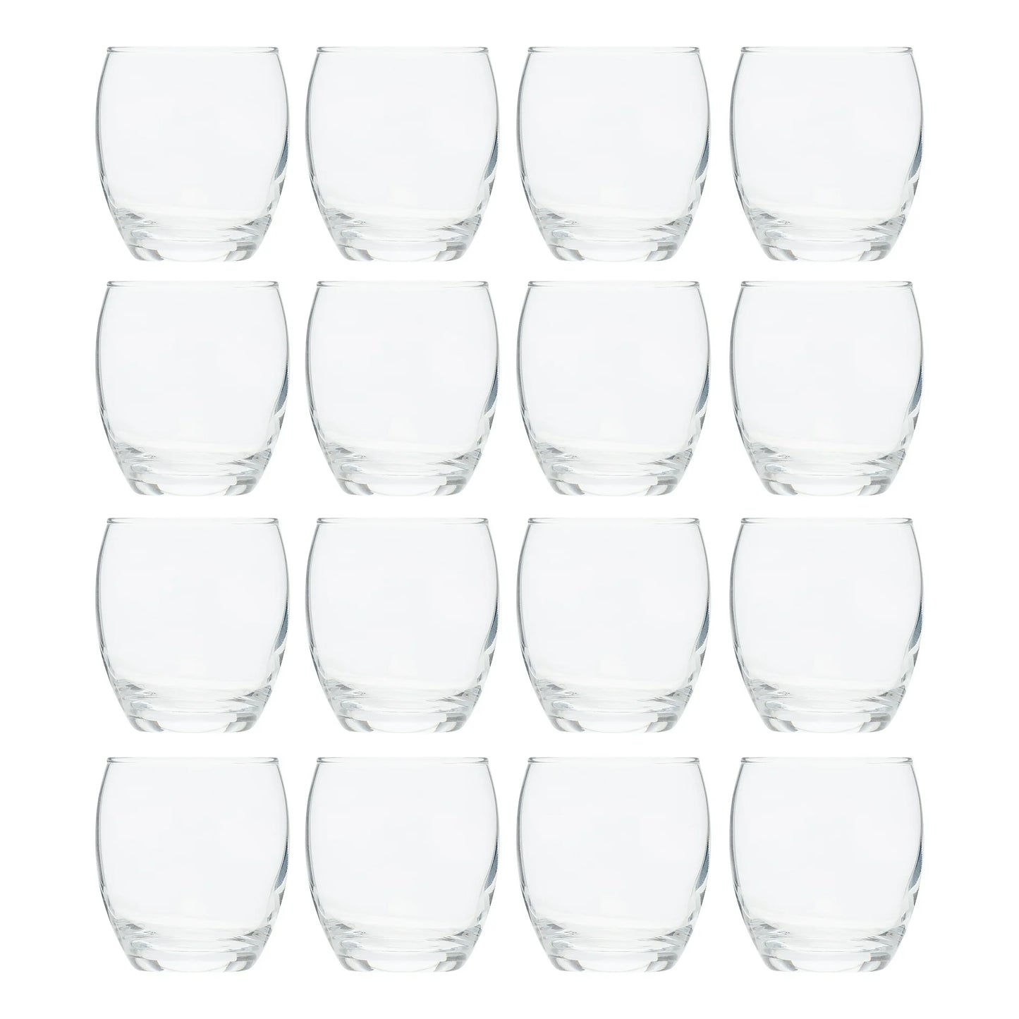 Reality Clear Glassware Set, 16 Piece