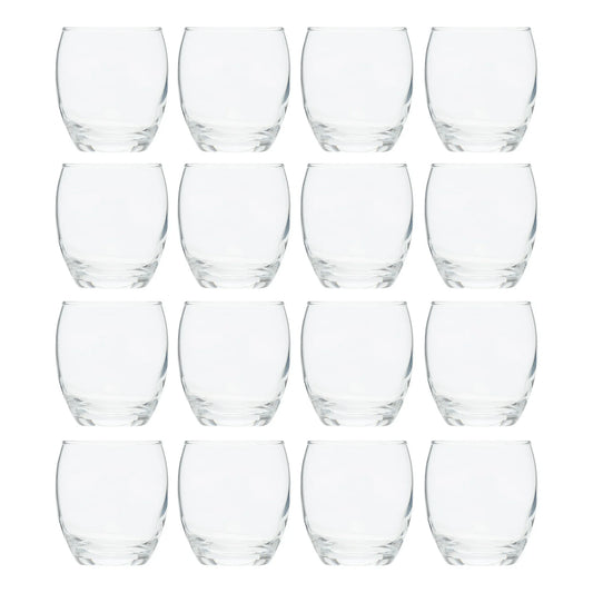 Reality Clear Glassware Set, 16 Piece