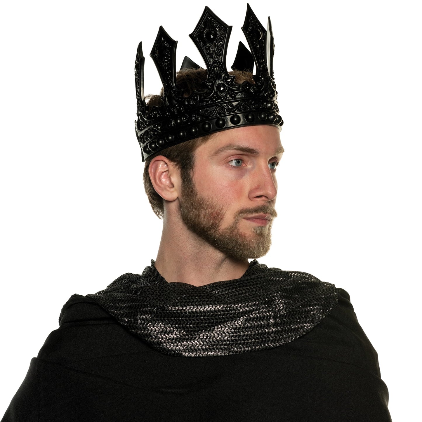 Kings Black Foam Crown