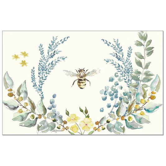 Bee Crest  24 Premium Paper –  Placemat 17" x 11"