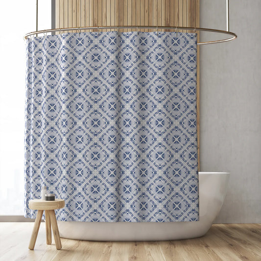 Bohemia Shower Curtains Blue
