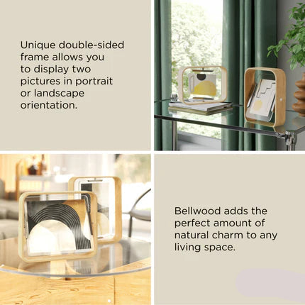 Bellwood Desk Frame Natural 4" x 6"