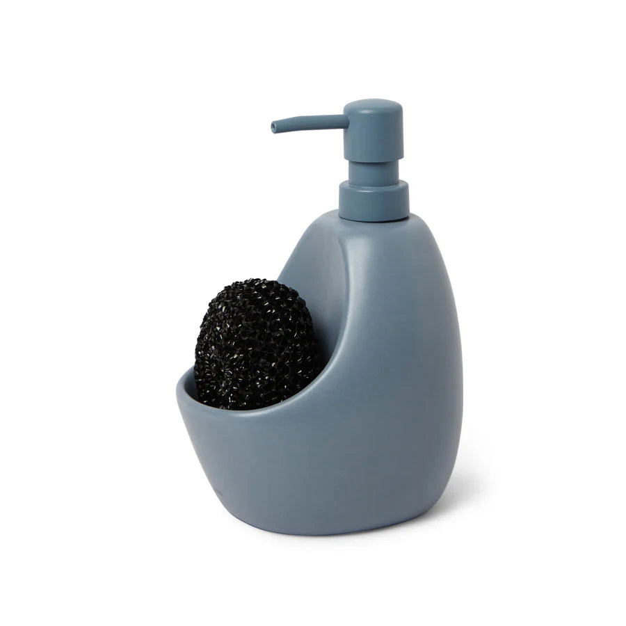 Joey Soap Pump & Scrubby Slate Blue
