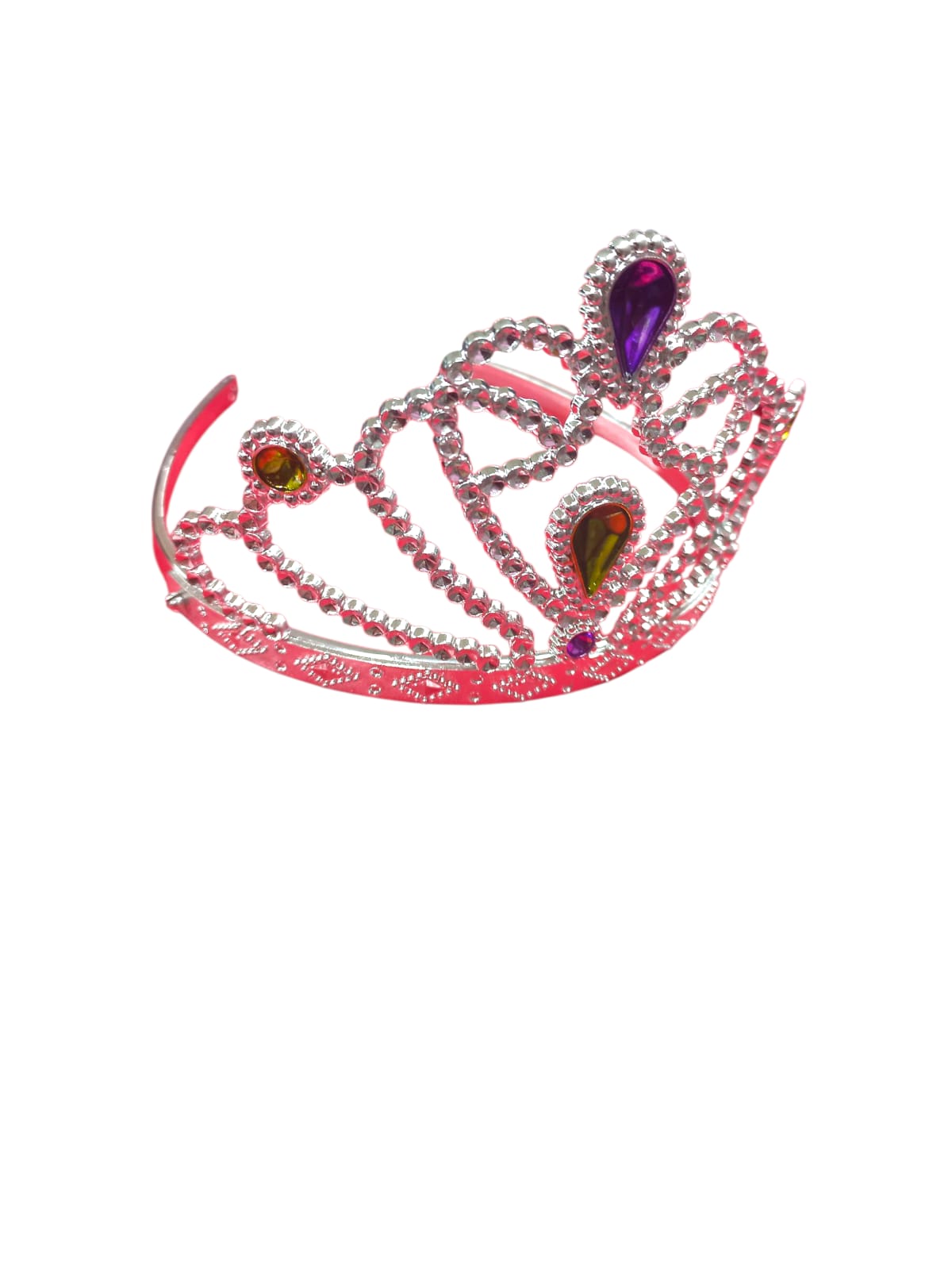 Crown-Princess with/Jewels-Silver