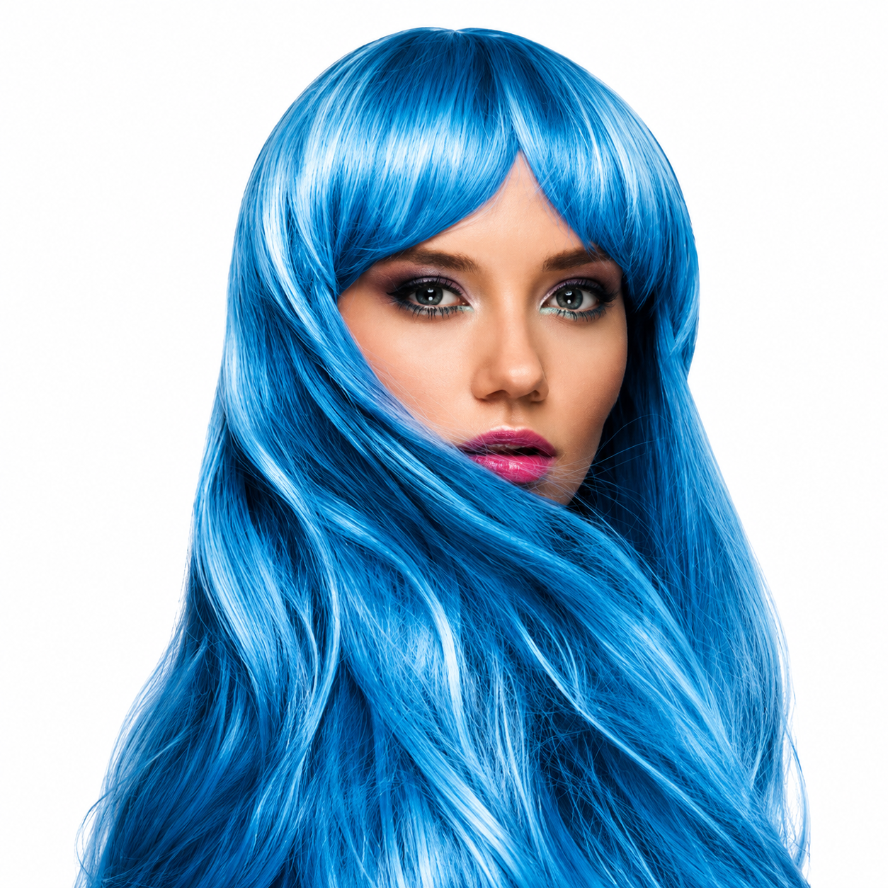 Chique Wig-Blue Long